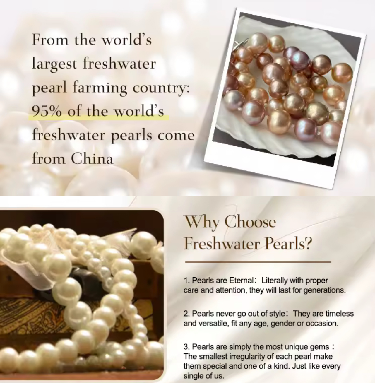 Aurora Freshwater Pearl Pendant Necklace