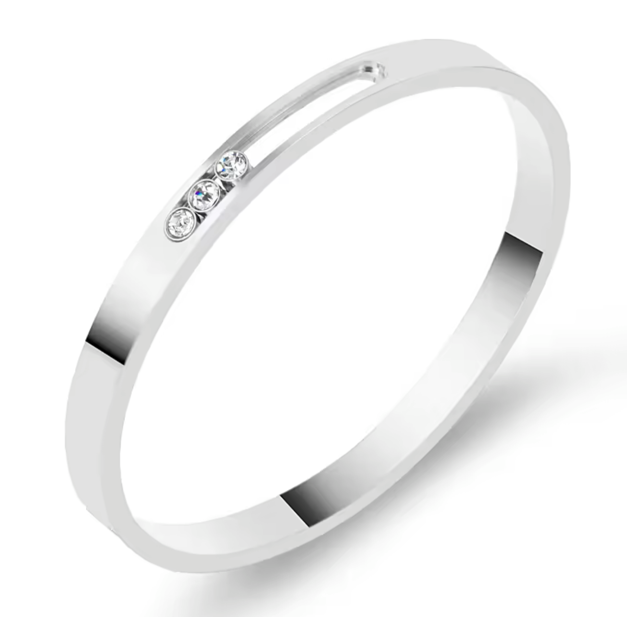 Messika Sliding Crystal Bangle