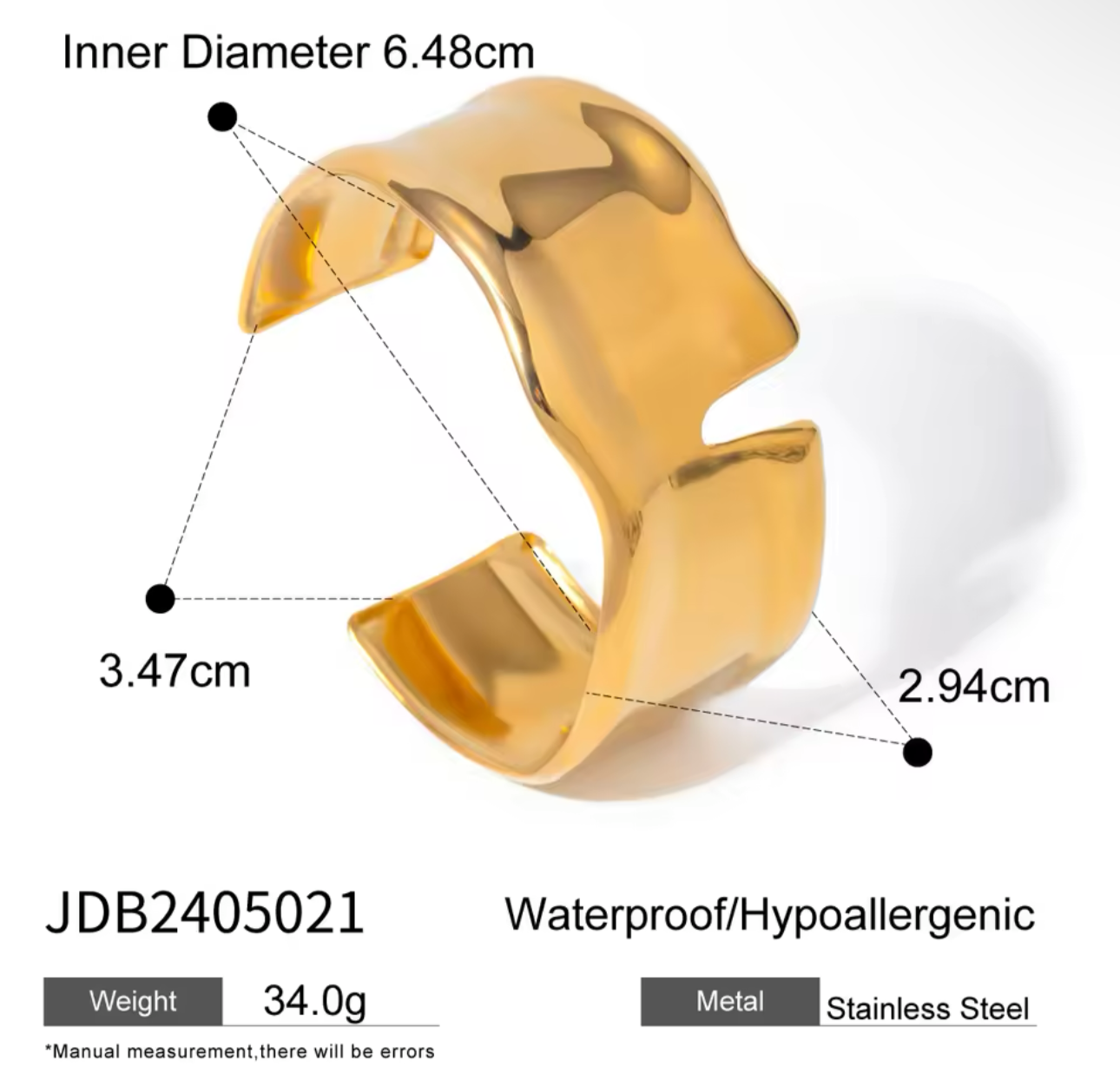Cutout Cuff Bangle