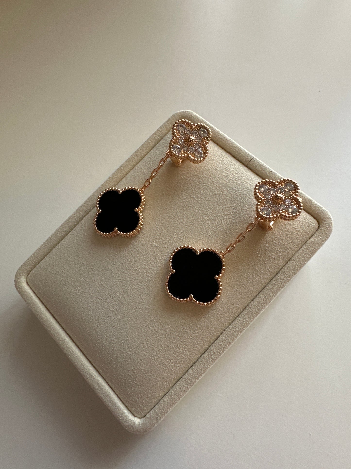 VCA CLOVER 2 MOTIFS EARRINGS