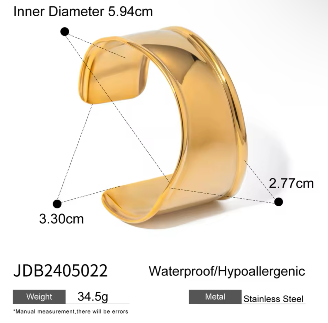 Cutout Cuff Bangle