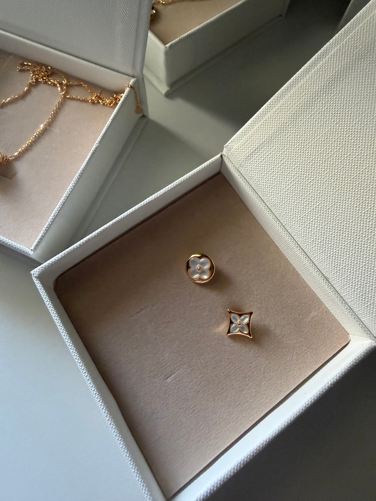 Louis V Stud Earrings