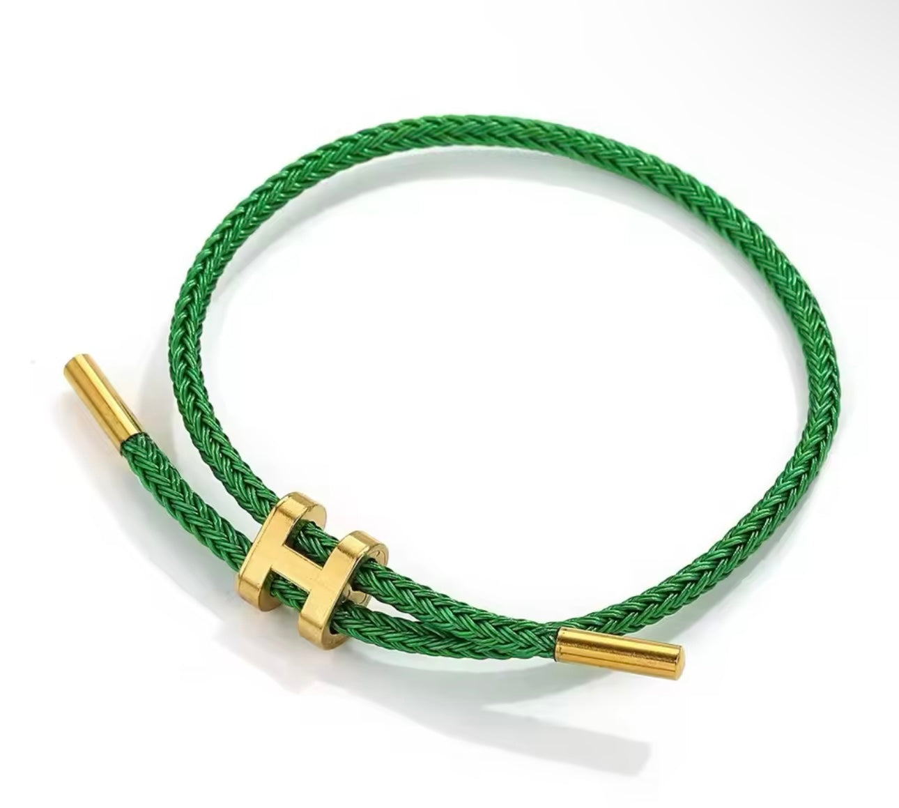 Braided H Bracelet