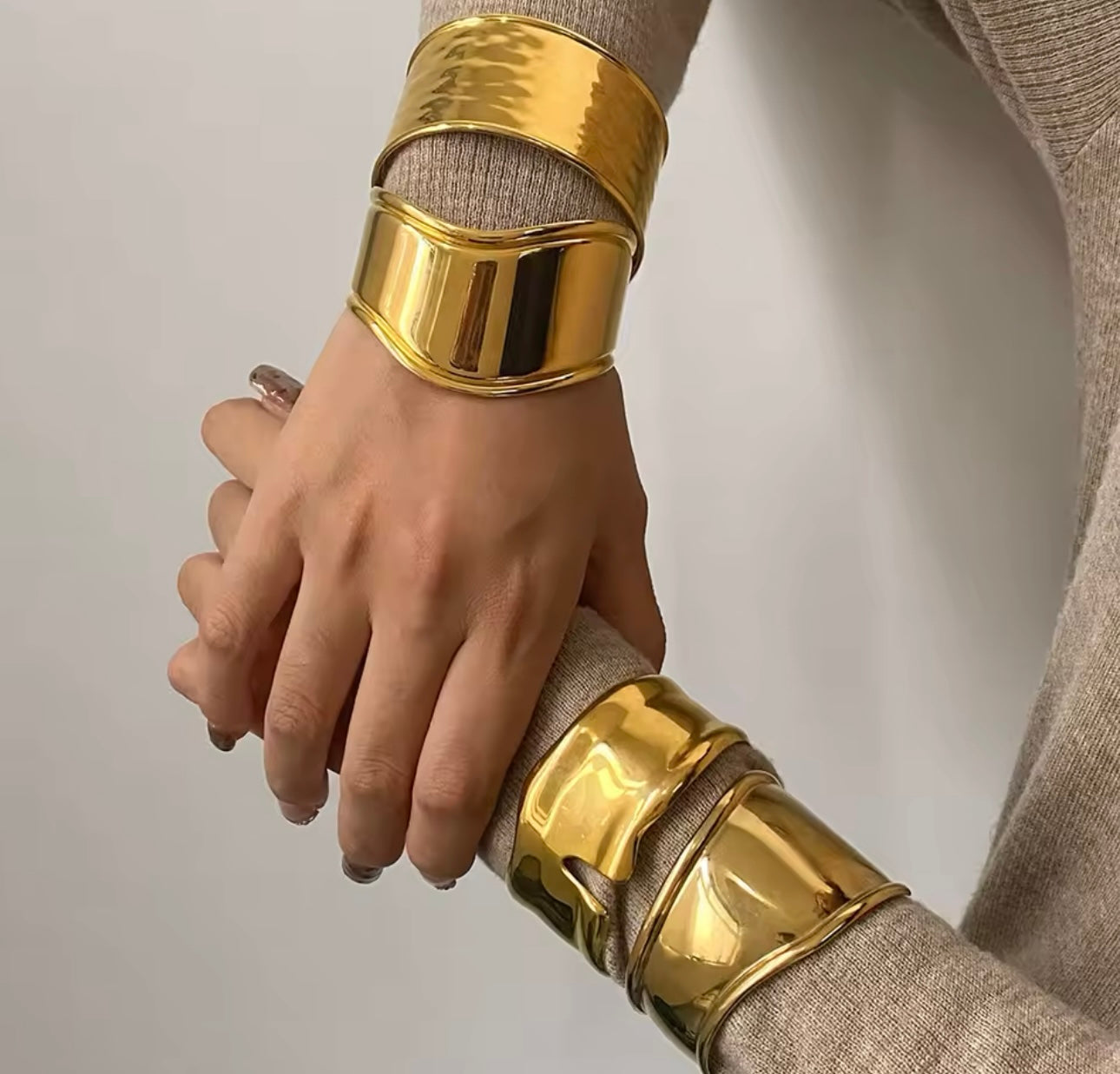 Cutout Cuff Bangle