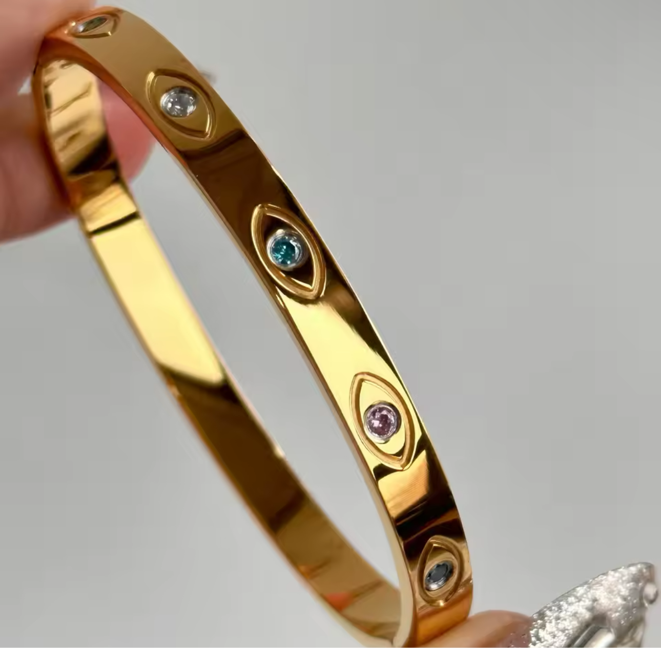 Evil Eye Love Bangle