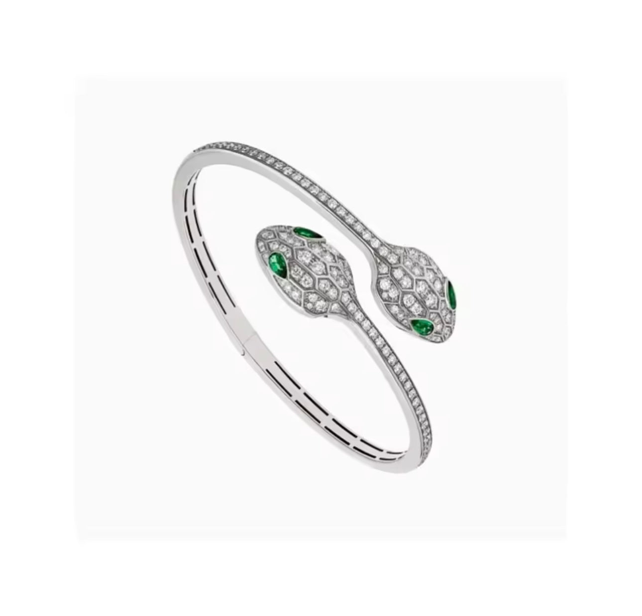 Bvlgari S925 Silver Snake Bracelet