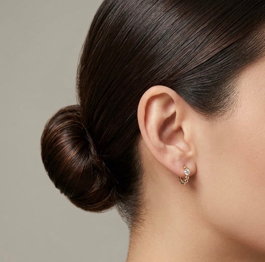 Orb Beads Hoops