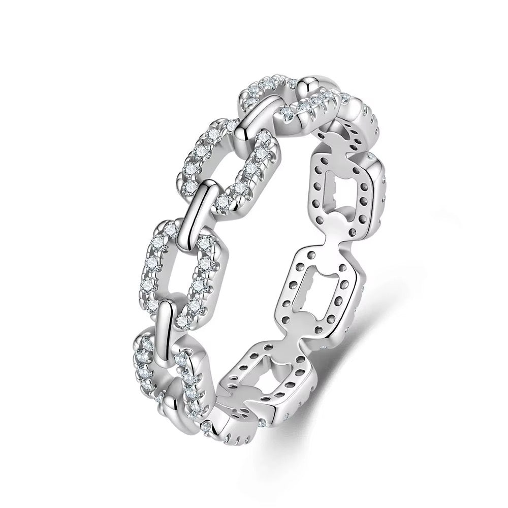 Pavé Link Ring