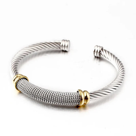 David Spiral Cuff Bangle