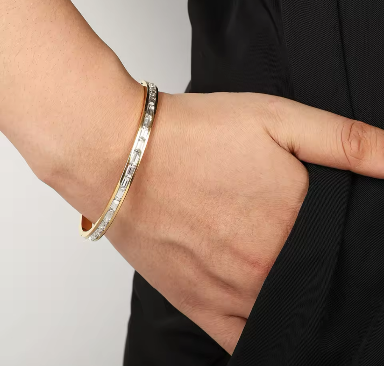 Selina inlaid Bangle Bracelet