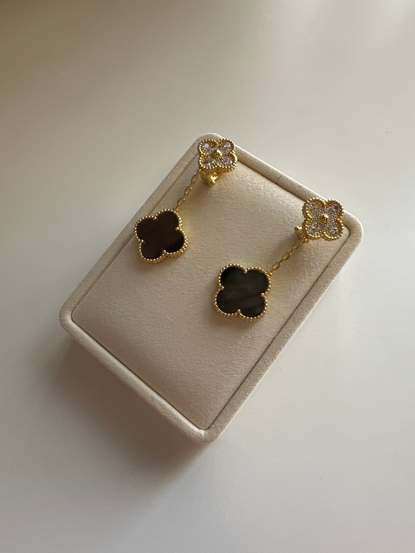 VCA CLOVER 2 MOTIFS EARRINGS