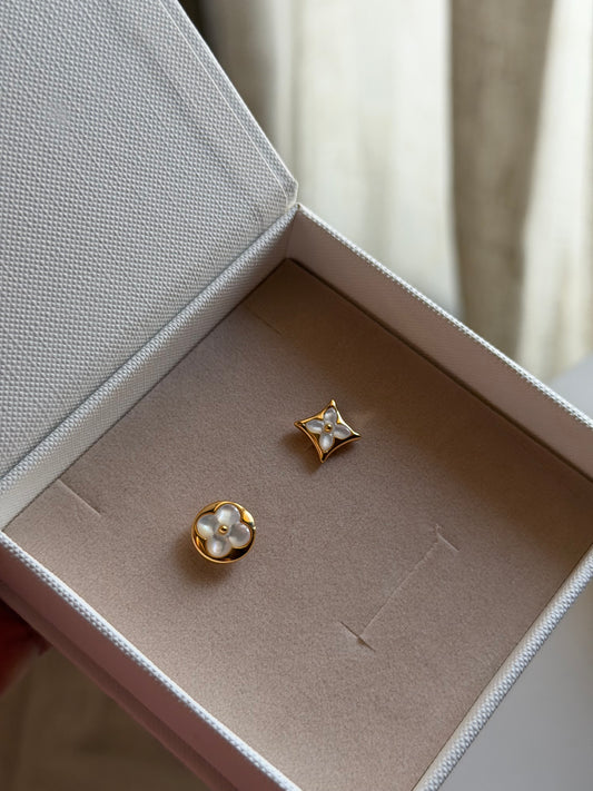 Louis V Stud Earrings