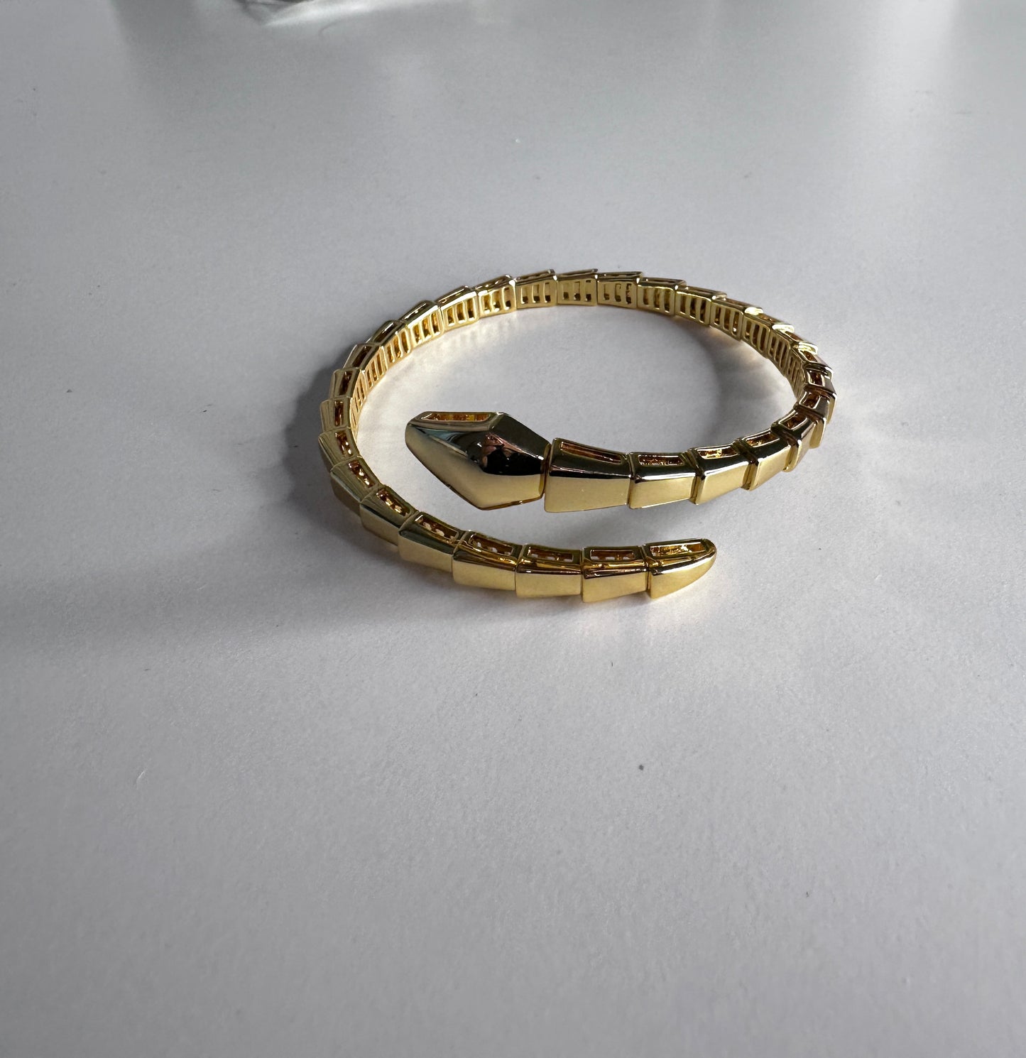 Serpenti Snake Gold Bangle