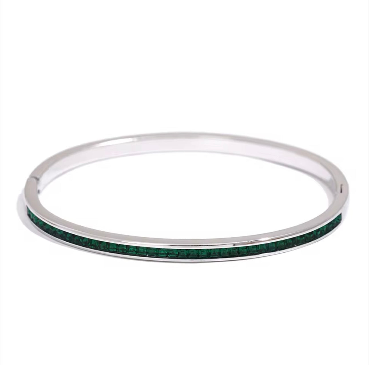 Tennis Zircon Inlaid Bangle