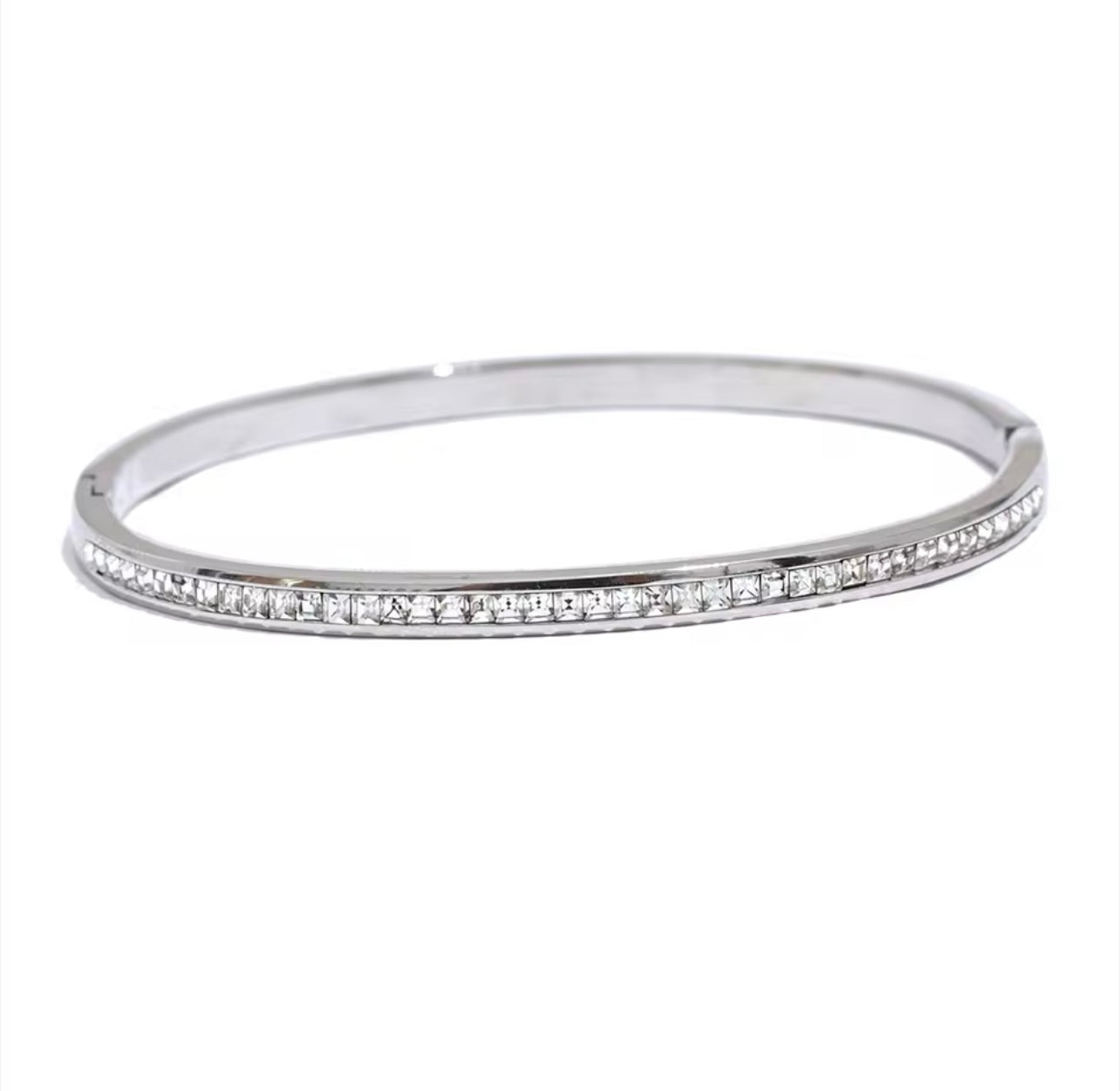 Tennis Zircon Inlaid Bangle