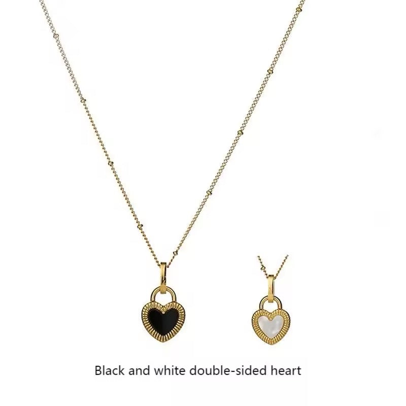 Reversible Heart Necklace