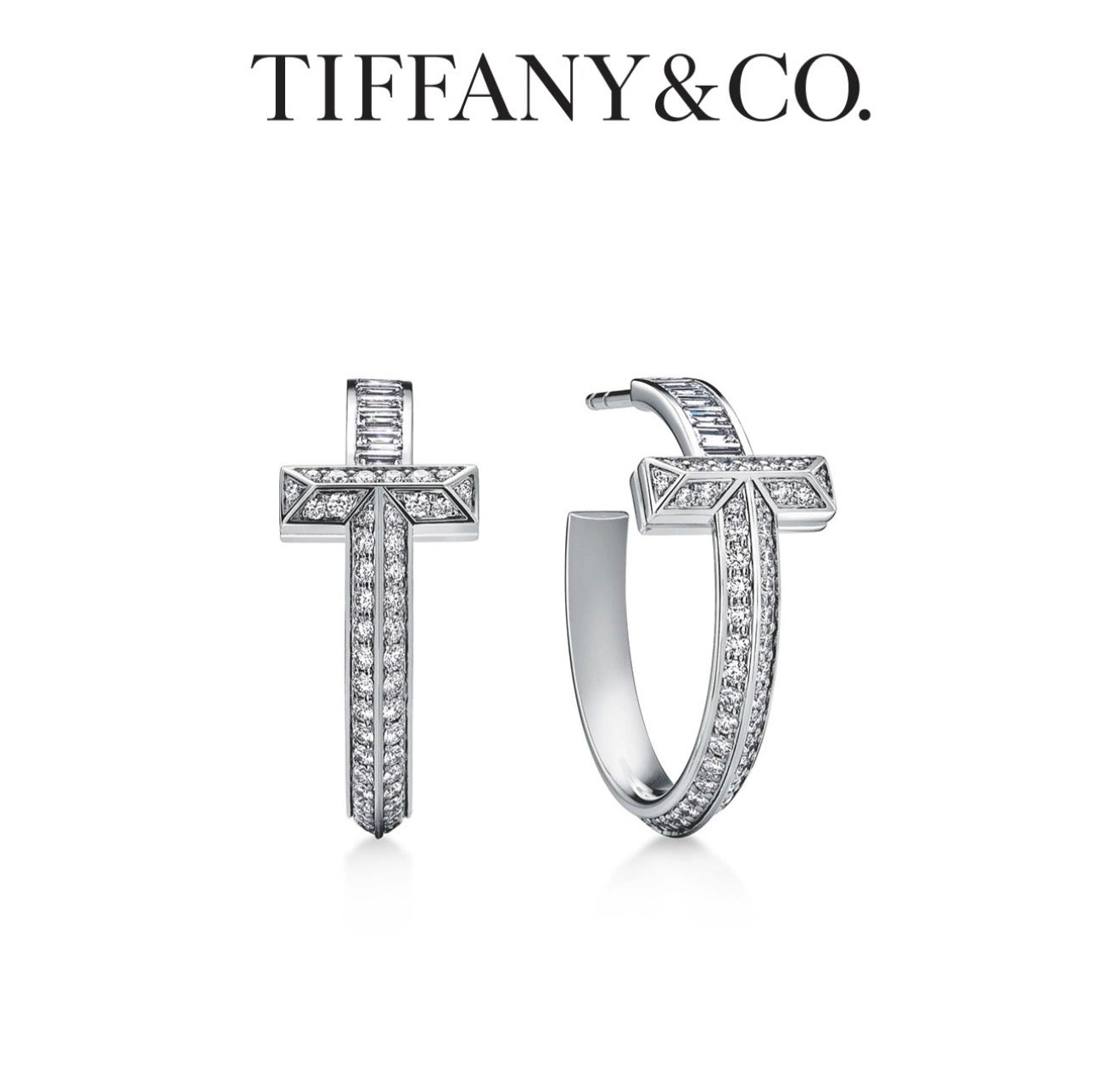 Tiffany 925 Sterling Silver Earrings
