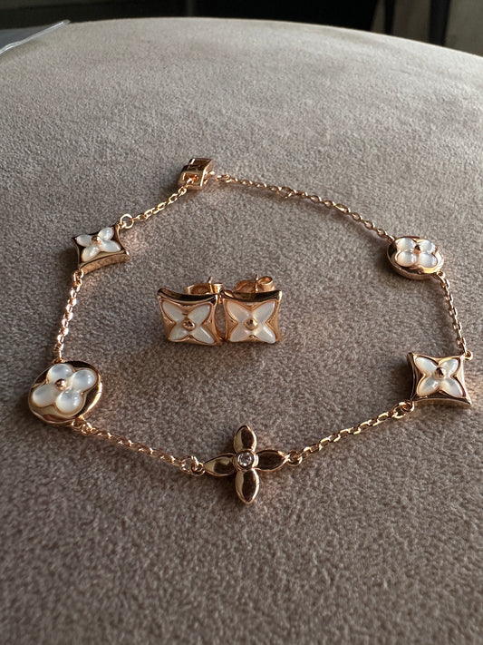 Louis Earring and Bracelet Set