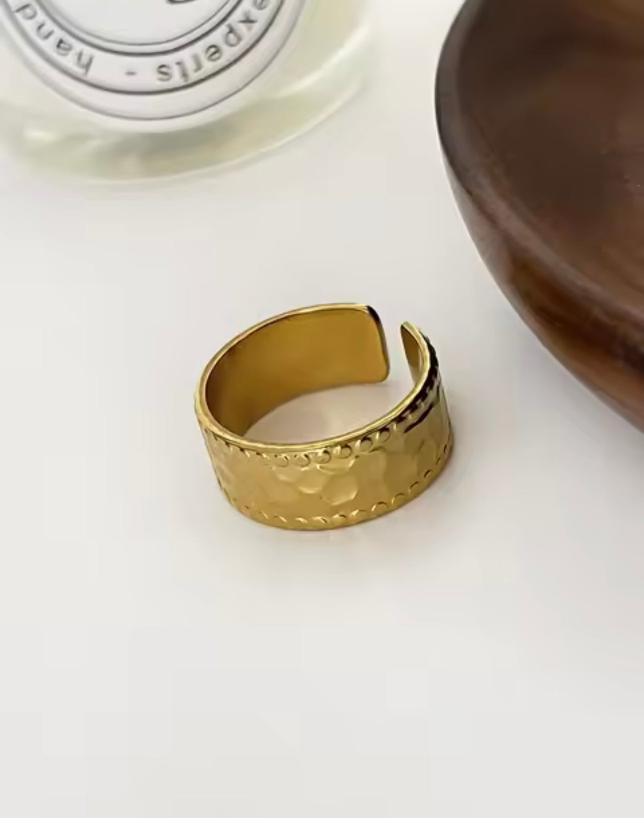 Hammered Gold Ring