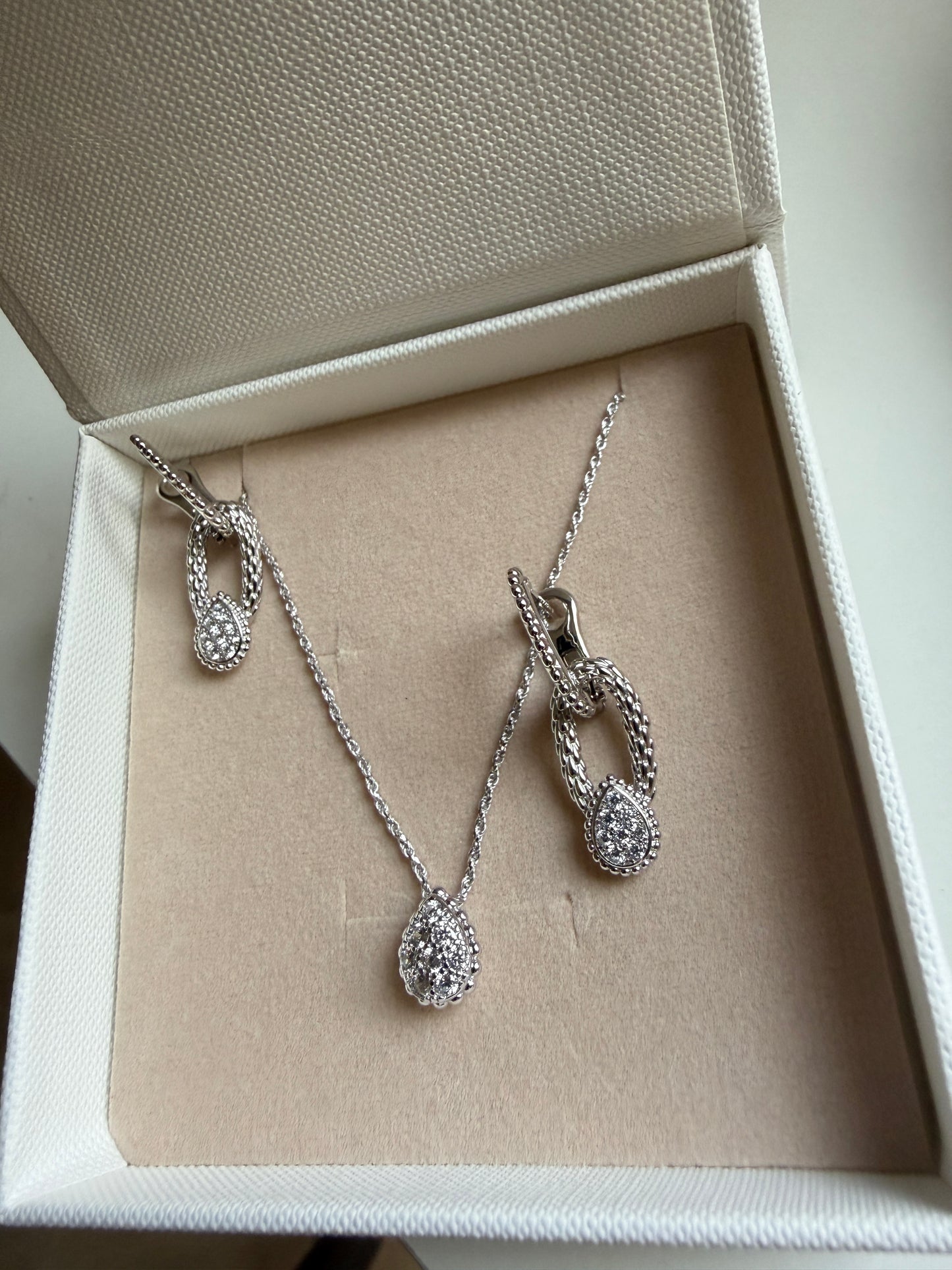 Boucheron Earrings and Necklace