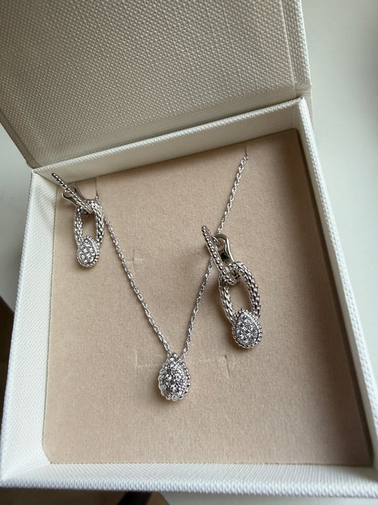Boucheron Earrings and Necklace