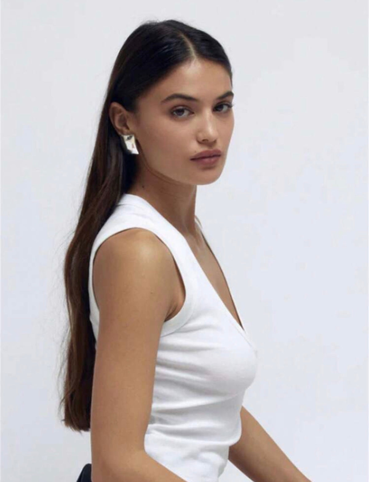 Cushion Earrings – Silver
