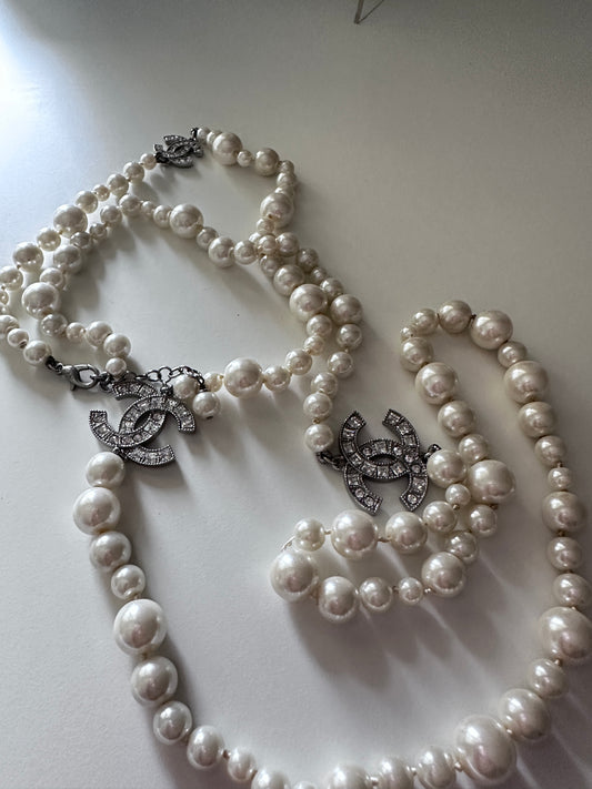 CC Pearl Necklace