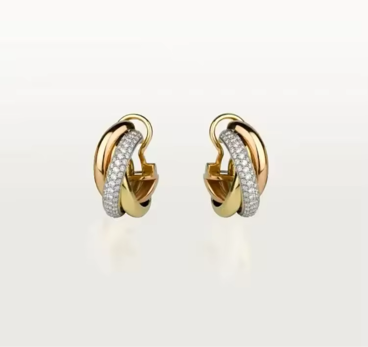 Cartier 925 Sterling Silver Earrings