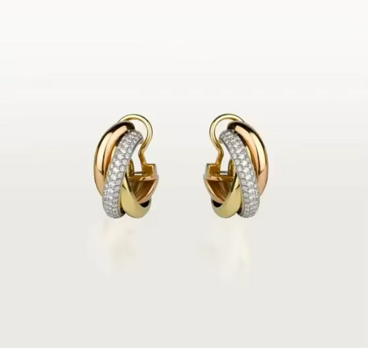 Cartier 925 Sterling Silver Earrings