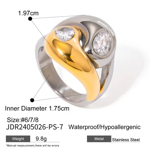 Luna Twist Ring