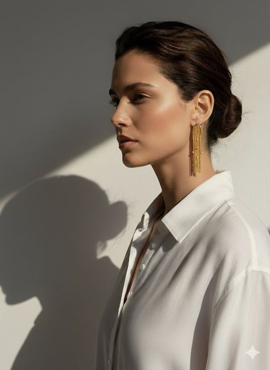 WATERFALL STONE EARRINGS