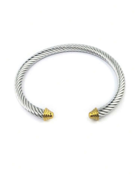 Cable Cuff – Two-Tone