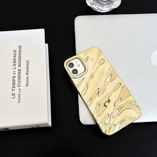 Gold Ripple Phone Case