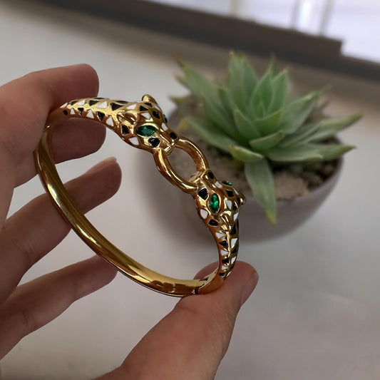 Panther head Bangle