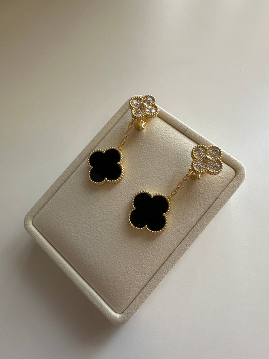 VCA CLOVER 2 MOTIFS EARRINGS