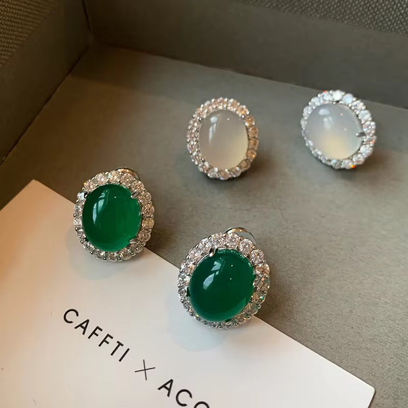 GEM STONE EARRINGS