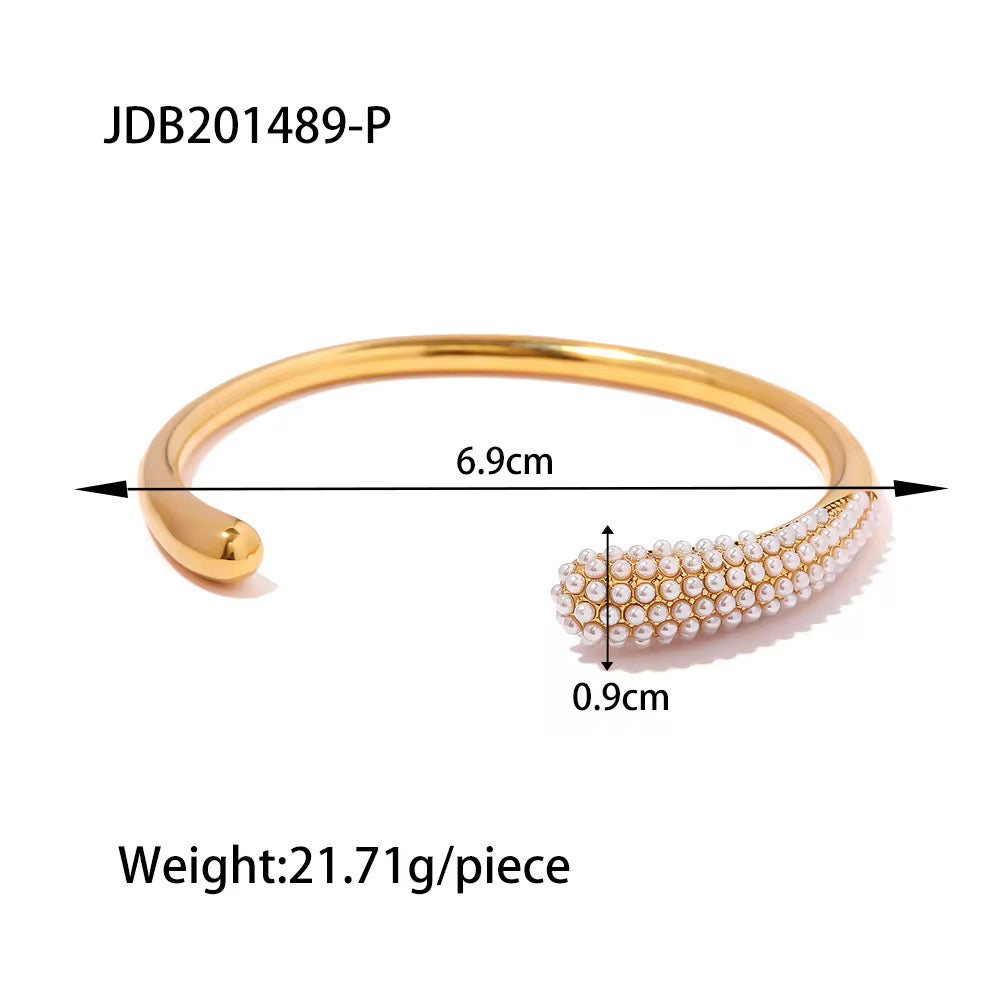 Pearl Cuff Bangle
