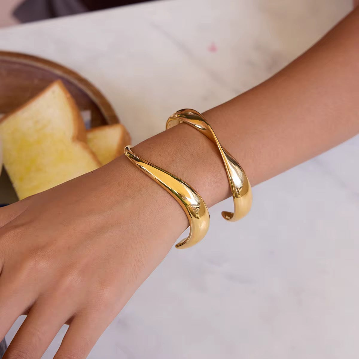 Twisted Cuff Bangle