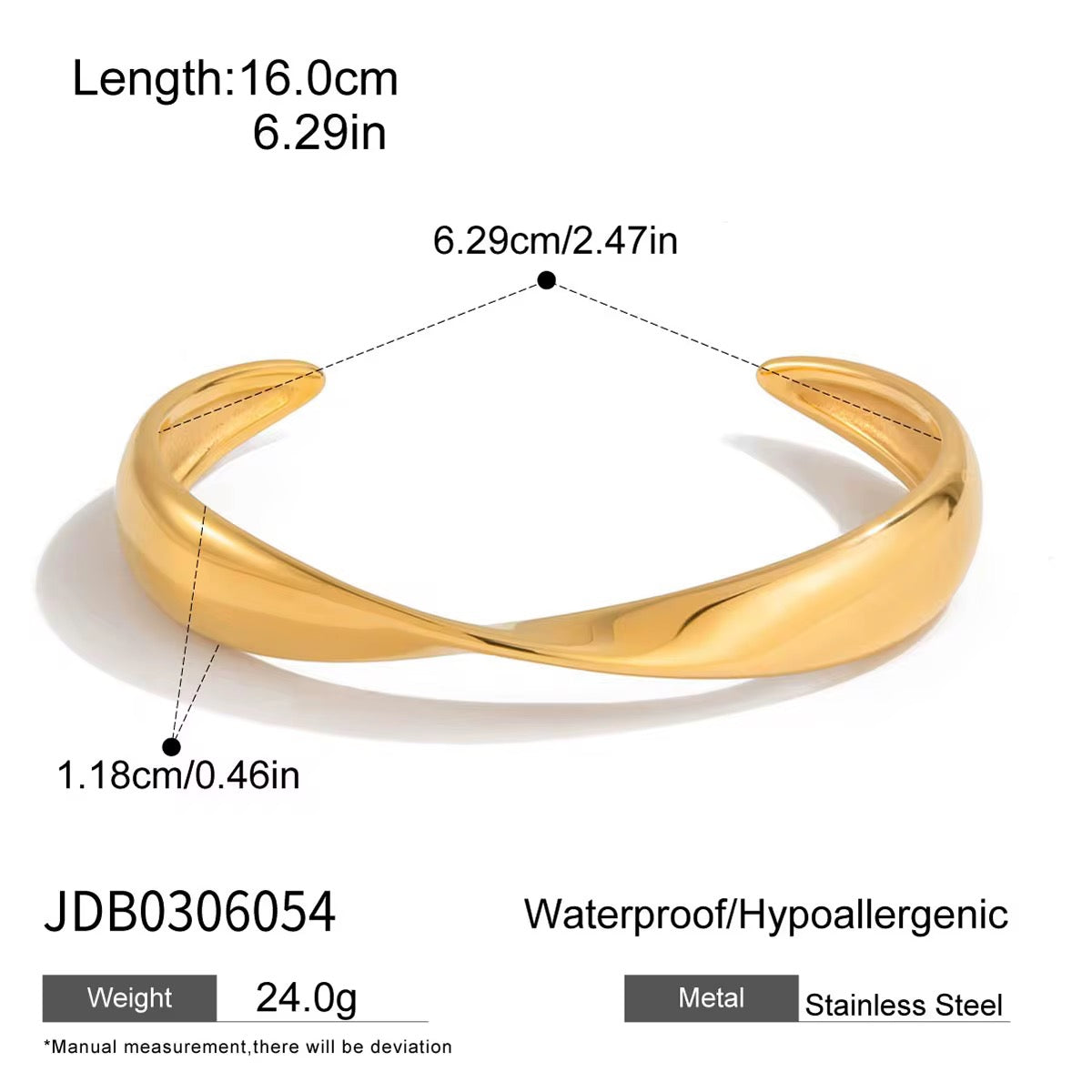 Twisted Cuff Bangle