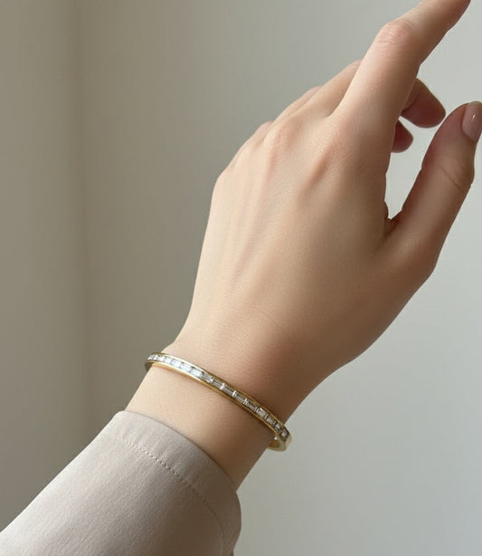 Selina inlaid Bangle Bracelet