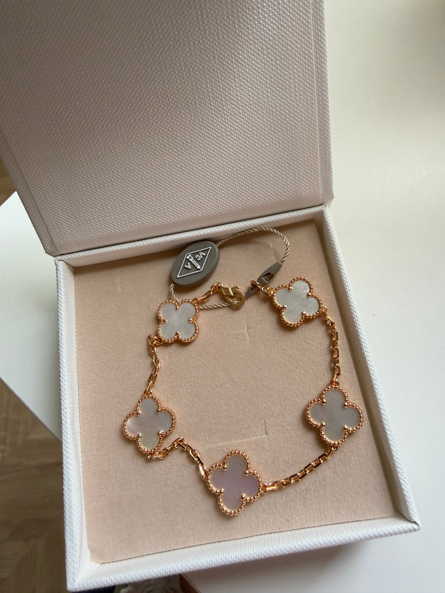 Rose Stone Chain Bracelet II
