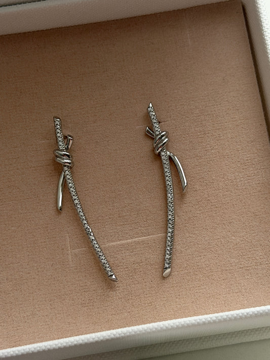 Tiffany knot Earring