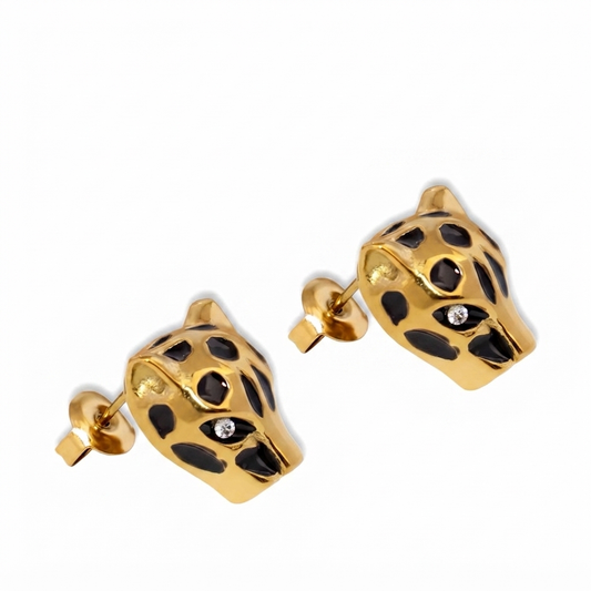 Leapord Stud Earrings