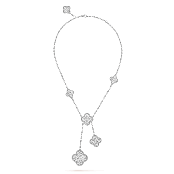 VCA MAGIC CLOVER NECKLACE GOLD