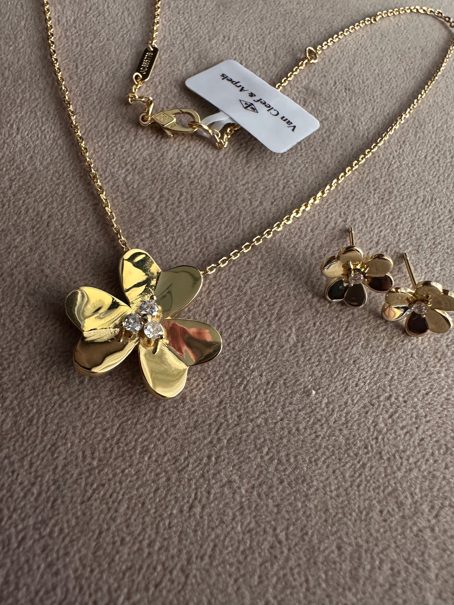 VCA Earring and Bracelet Set