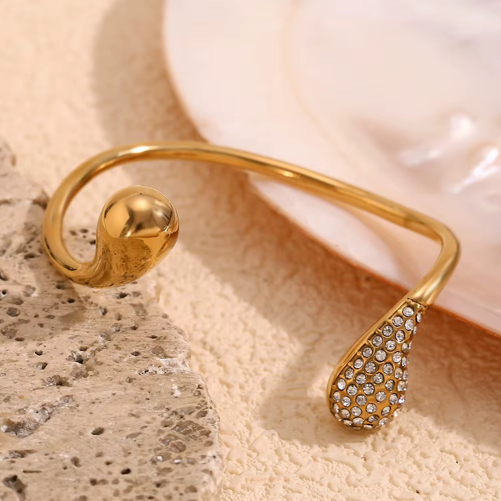 Drop Stone Bangle