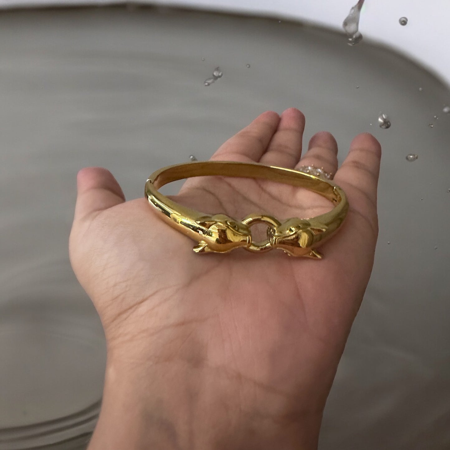 Cartier Panther Head Bangle