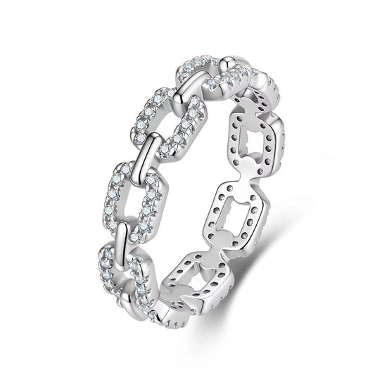 Pavé Link Ring