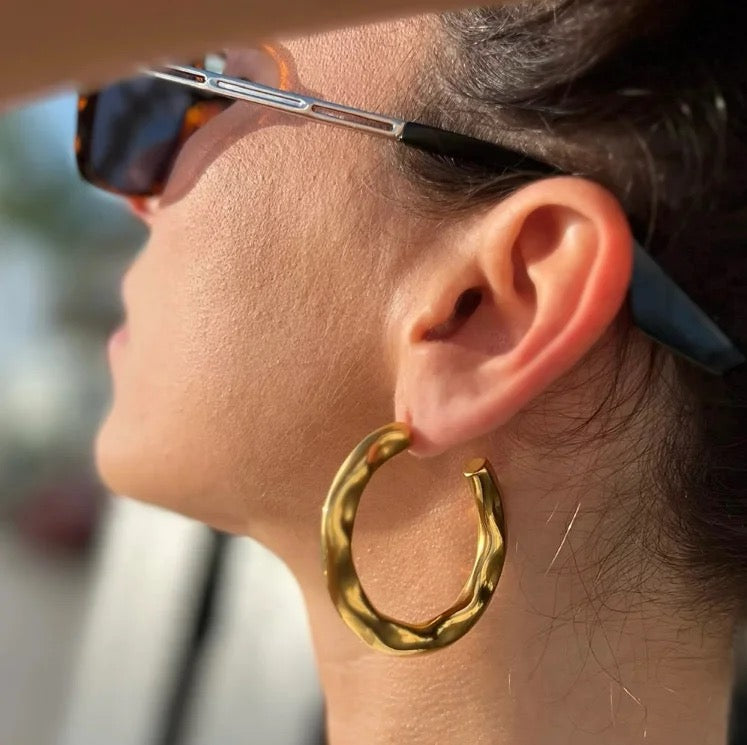 Vetro Hoops Earrings