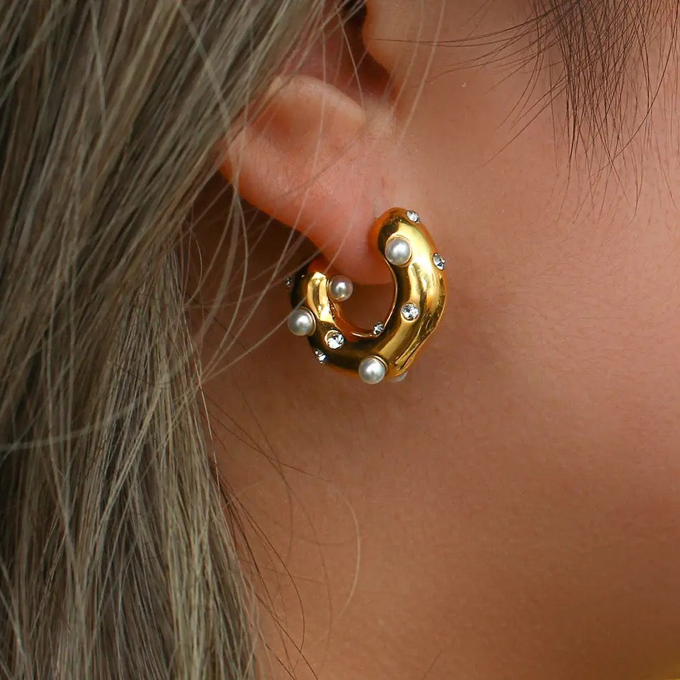 Aura Hoop Earrings